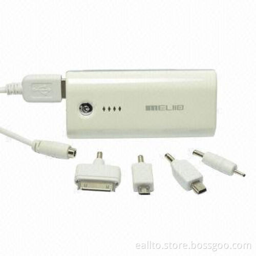 Power Pack/Backup Battery Case with White Color LED Torch and 5,200mAh Capacity
